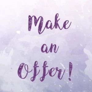 I love offers!! Don’t hesitate!